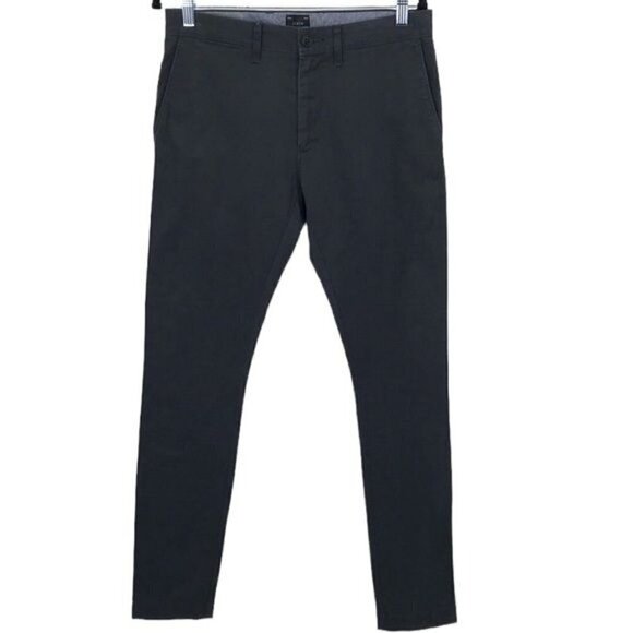 J. Crew Men's 250 Skinny Pants Dark Gray Size 30 X 33
